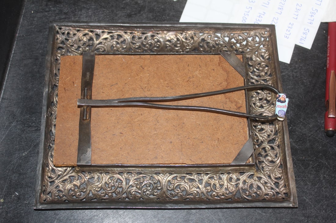 Antique High Grade Silver Photo Frame - 2