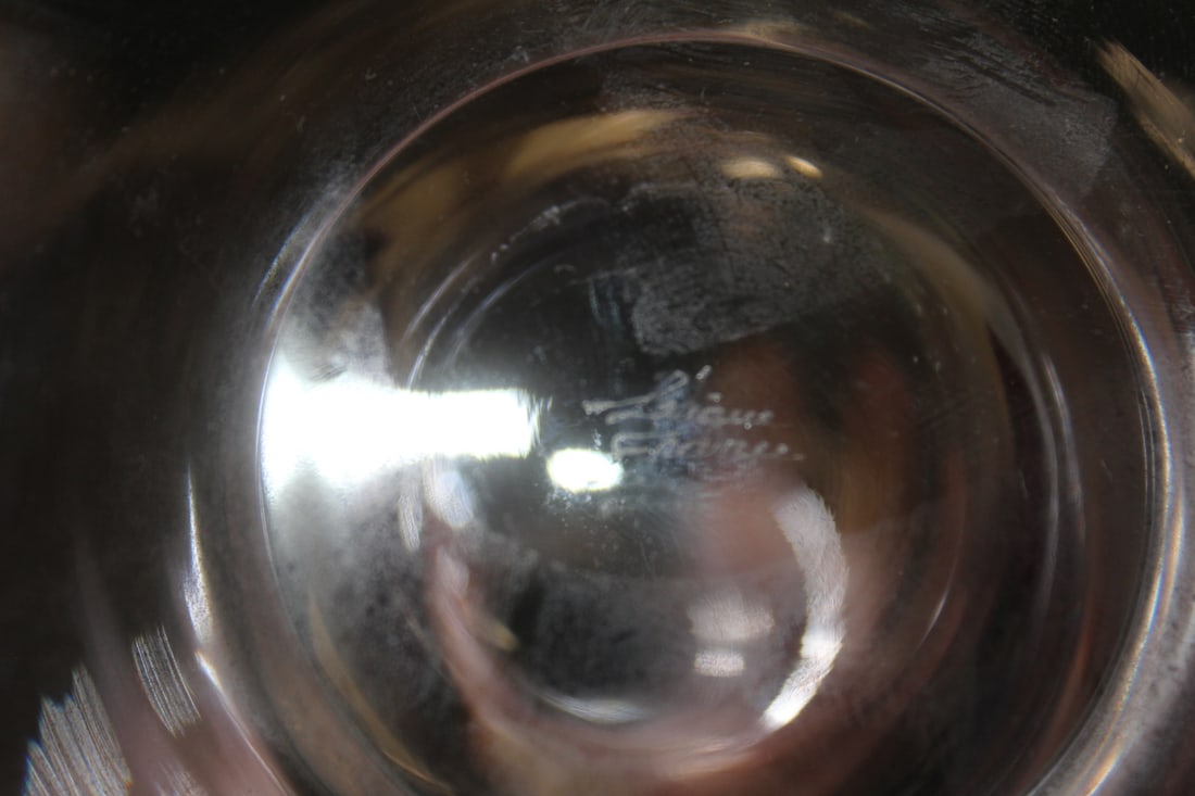 Signed Lalique Crystal Decanter - 6