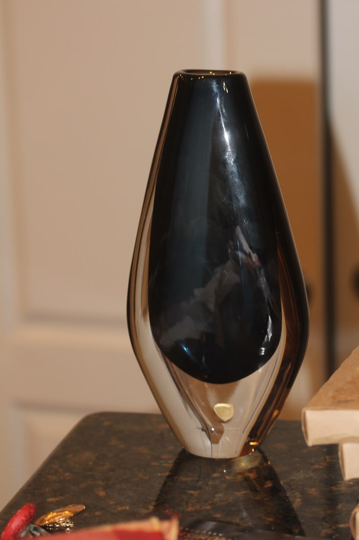 Orrefors Art Glass Vase - 2