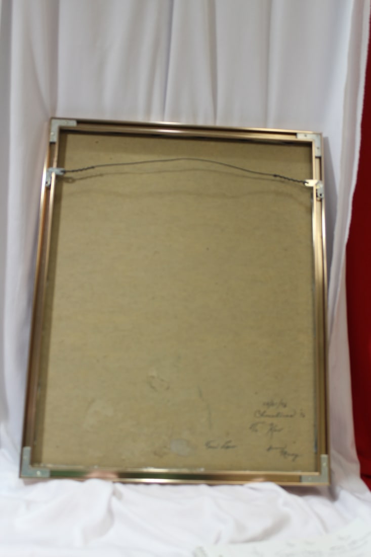 A Signed Watercolor by Tom Lano - 7
