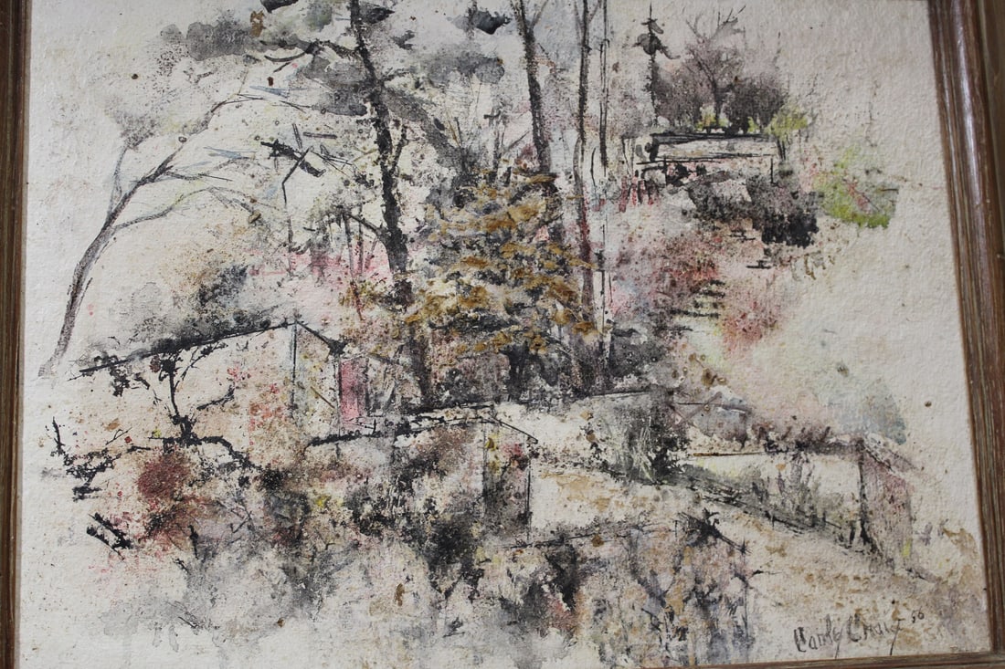 A Signed Carly Craig '56 Oil on Board - 3