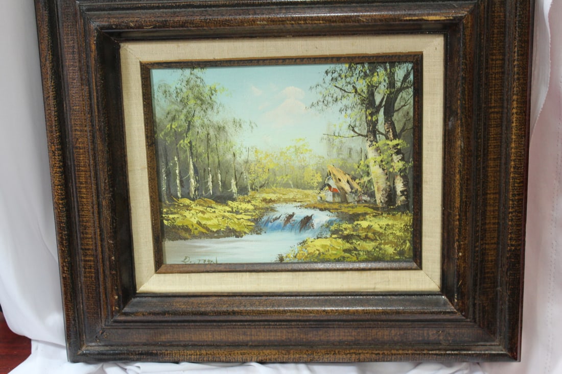 A Signed Oil on Canvas (1 of 5)