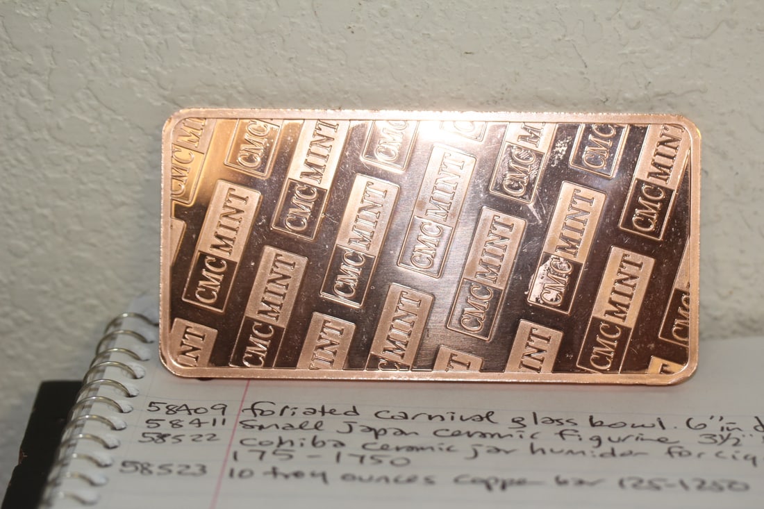 10 Troy Ounces Copper Bar - 2