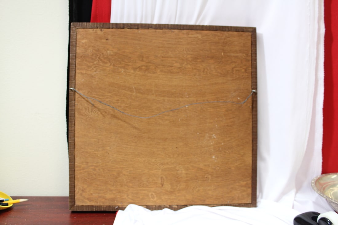 A Wooden Flag Wall Hanger - 5