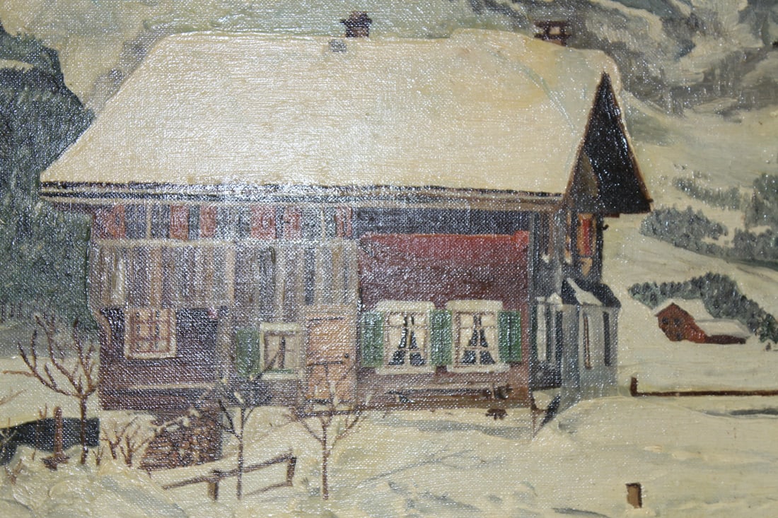 A Framed Oil on Board Painting - 2