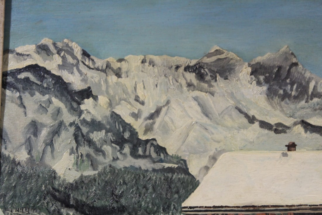A Framed Oil on Board Painting - 3