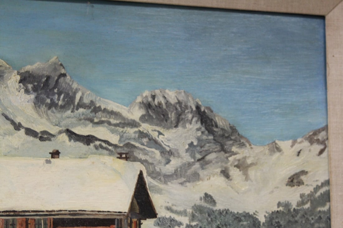 A Framed Oil on Board Painting - 4