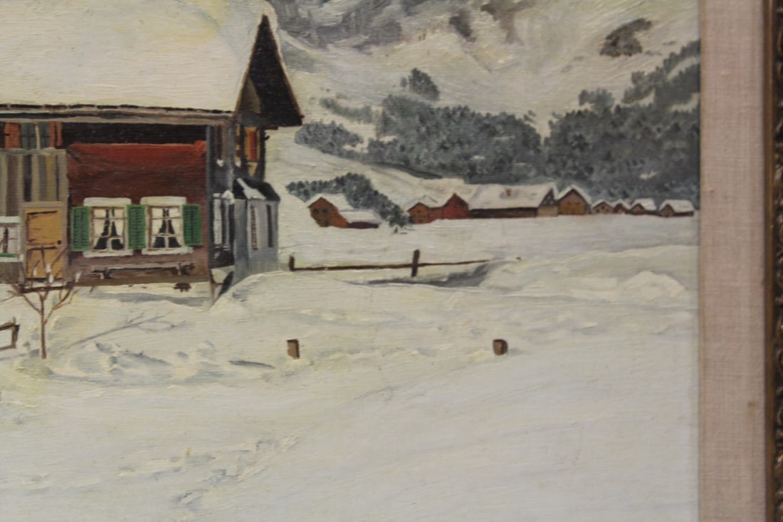 A Framed Oil on Board Painting - 5