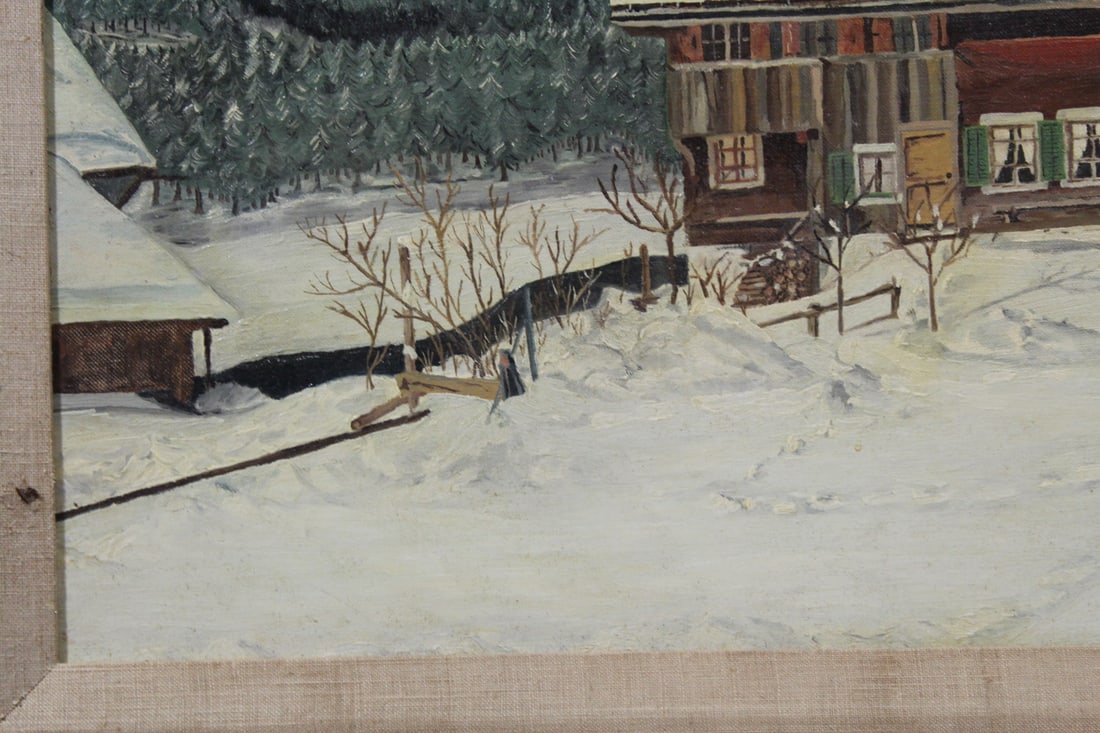 A Framed Oil on Board Painting - 6