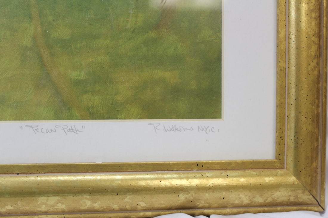 A Signed R. Williams Print/Lithograph - 2