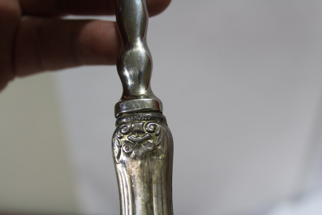 A Large Sterling Handle Fork - 3