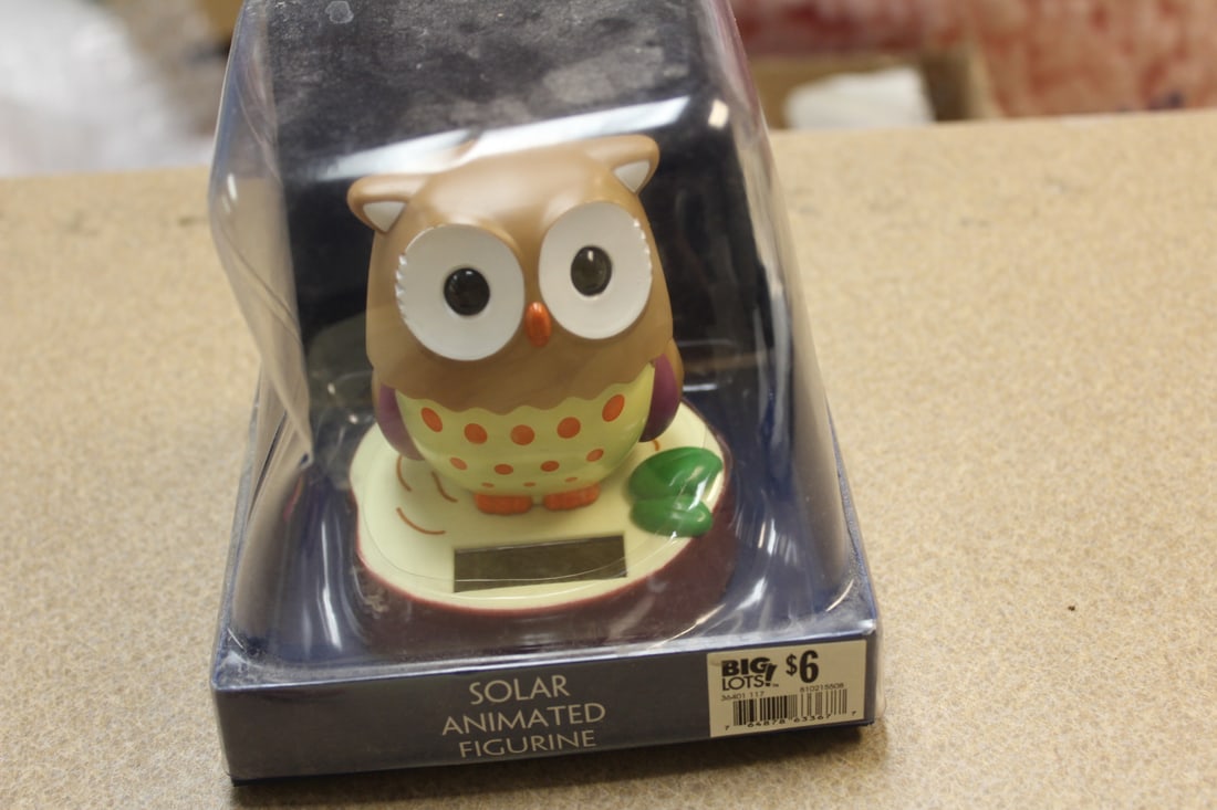 Animated Owl Figurine - 2