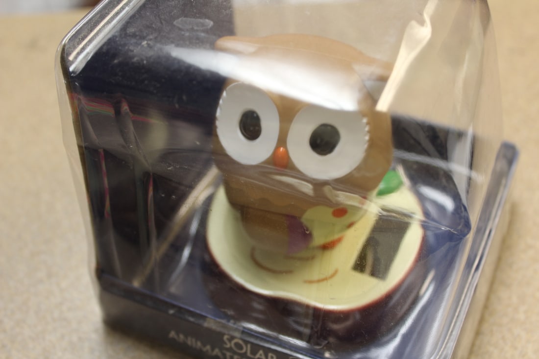 Animated Owl Figurine - 3