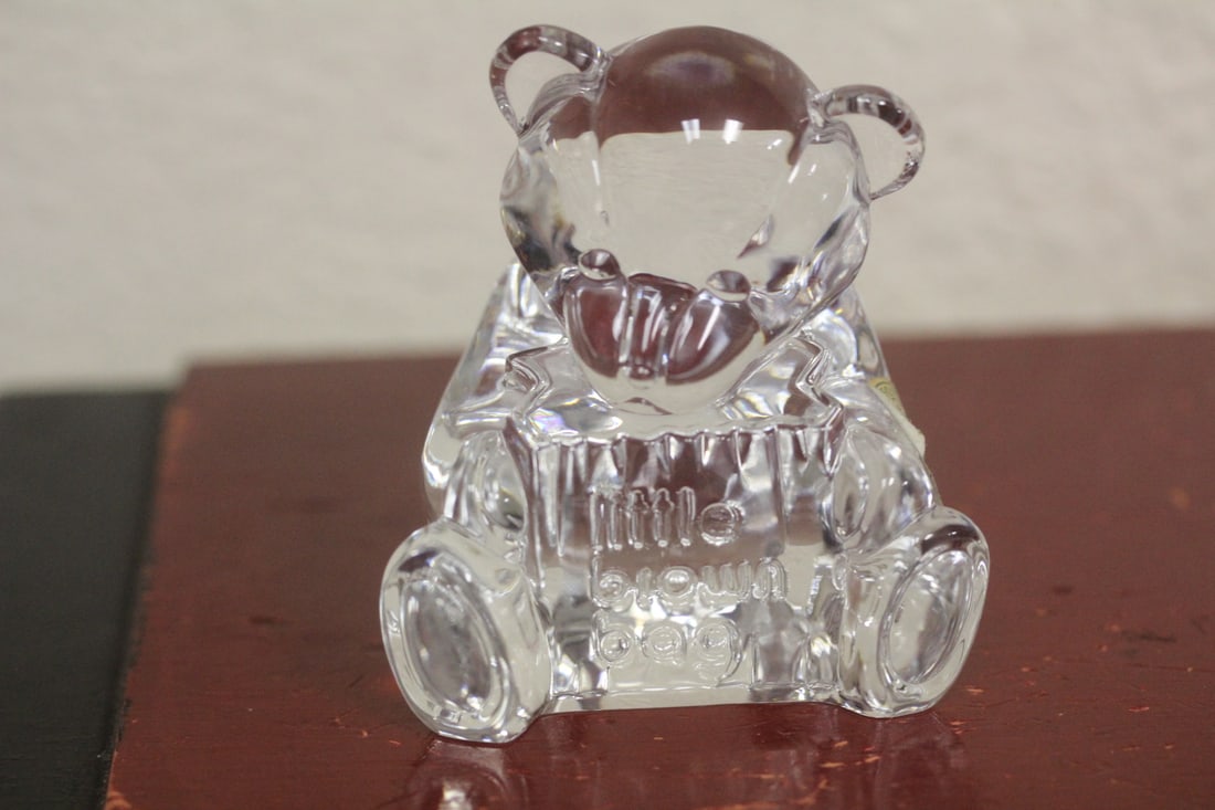 Waterford Crystal Bear: 3 1/2" tall