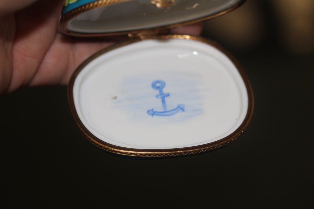 Rare Limoges Lighthouse Trinket Box - 6
