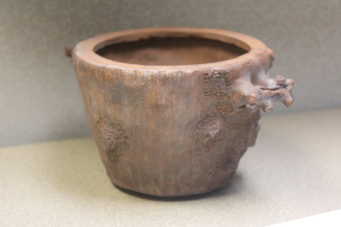 Vintage/Antique Chinese Yixing or Zisha Plant Pot - 6