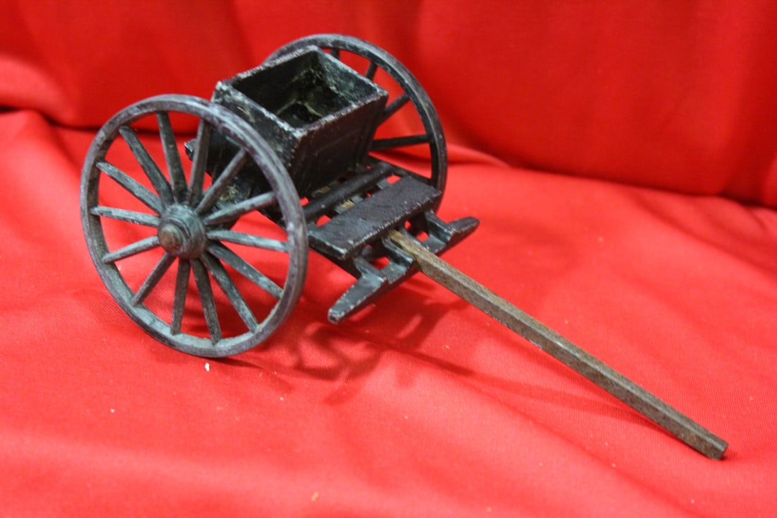A Cast Iron or Metal Cannon Holder: 7" long
