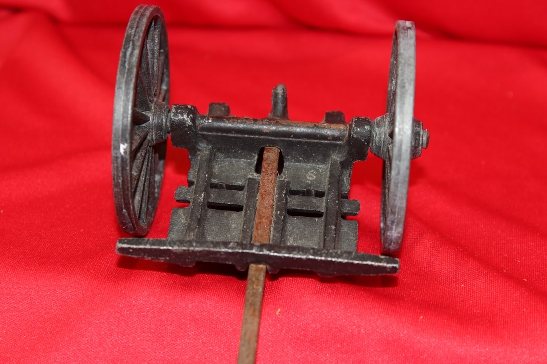 A Cast Iron or Metal Cannon Holder - 3
