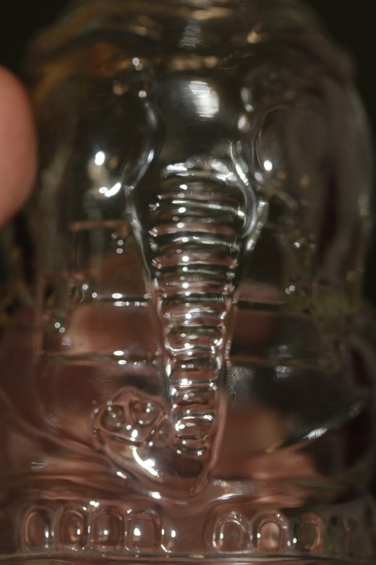 Glass Elephant Bank - 6