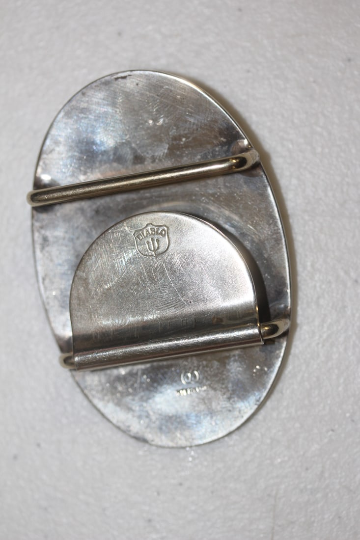 Diablo Sterling Belt Buckle - 2