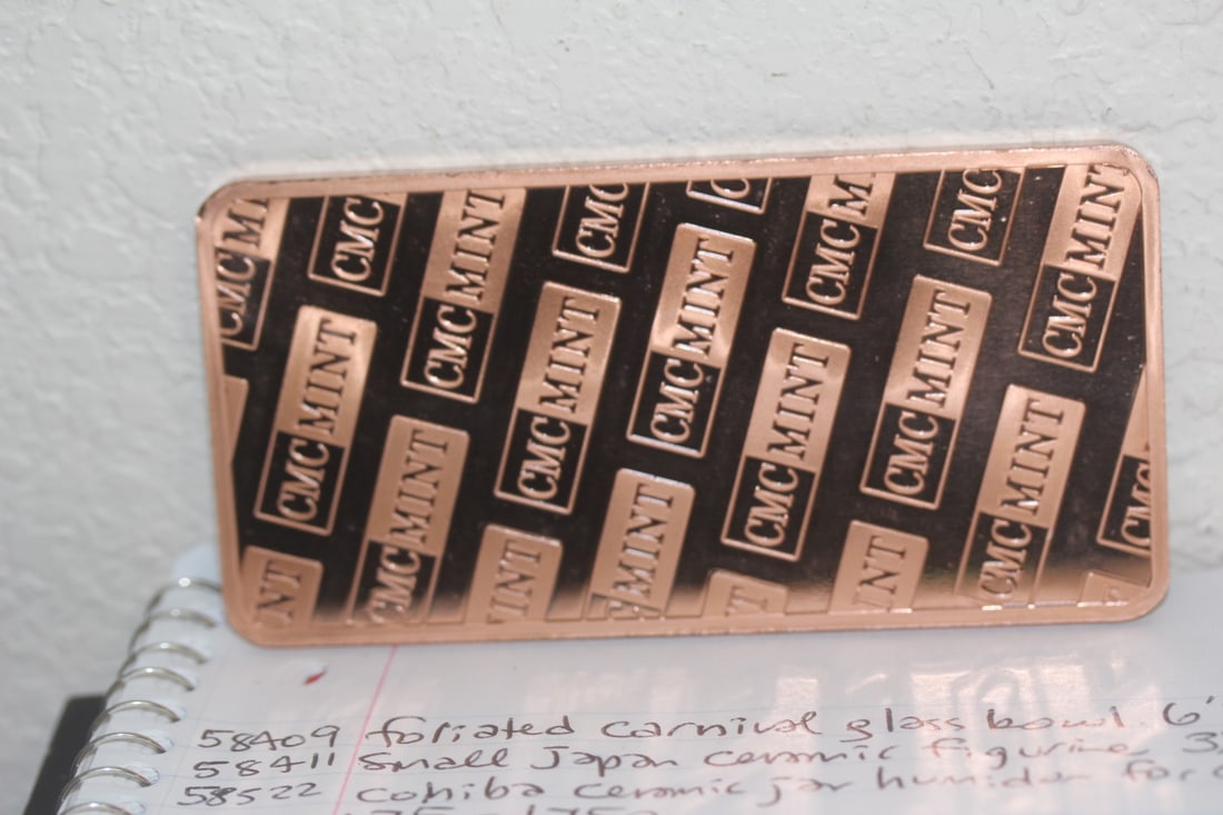 10 Troy Ounces Copper Bar - 2