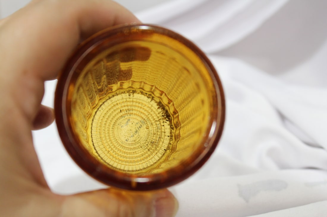 An Amber Glass Cup - 2
