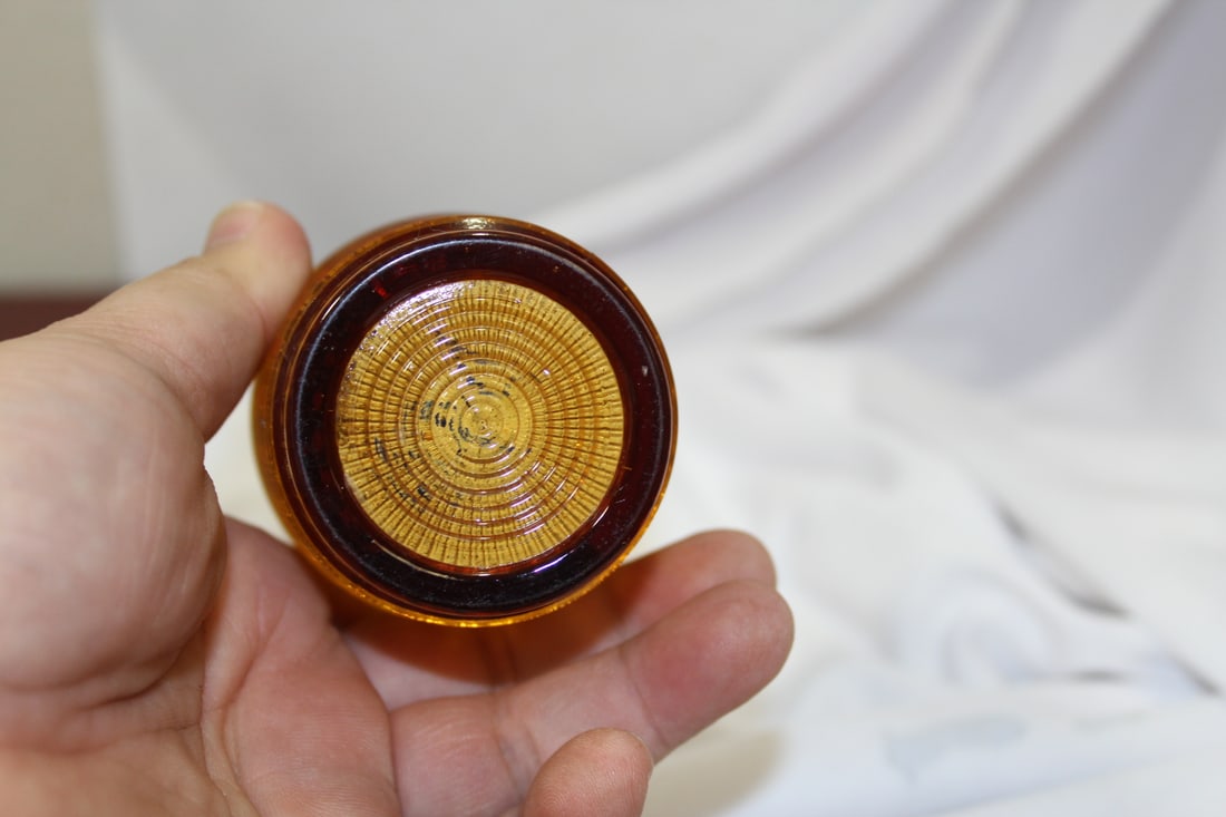 An Amber Glass Cup - 5
