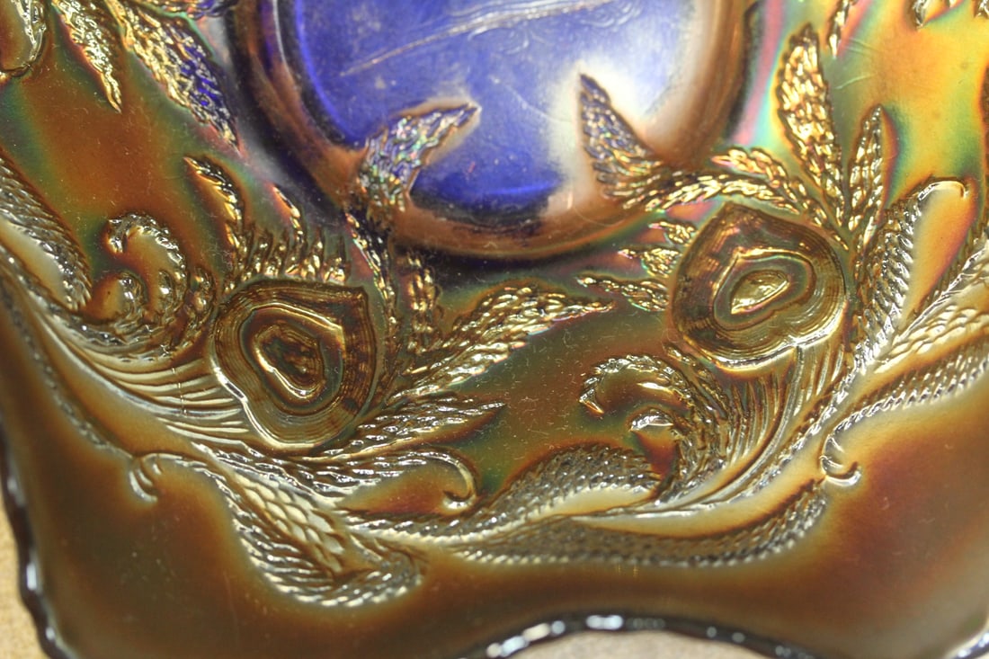 Carnival glass bowl - 5