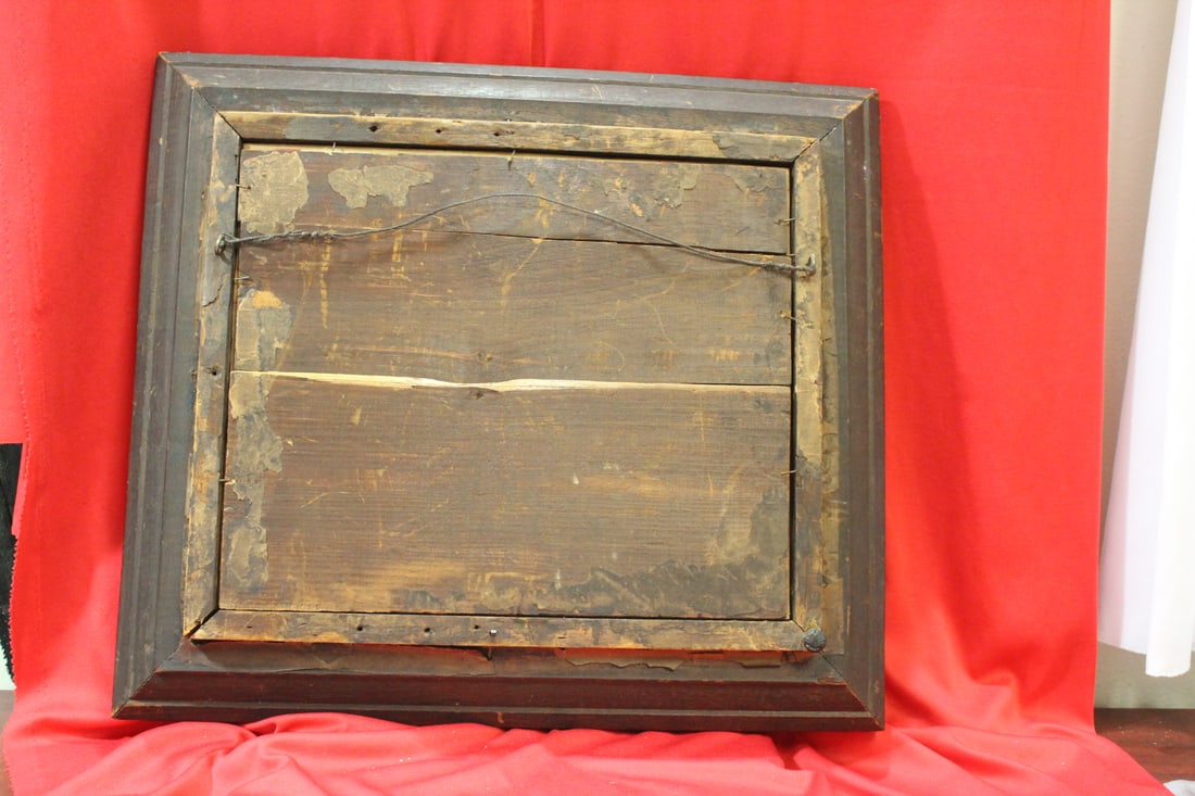 An Antique Framed Fashion Print - 8