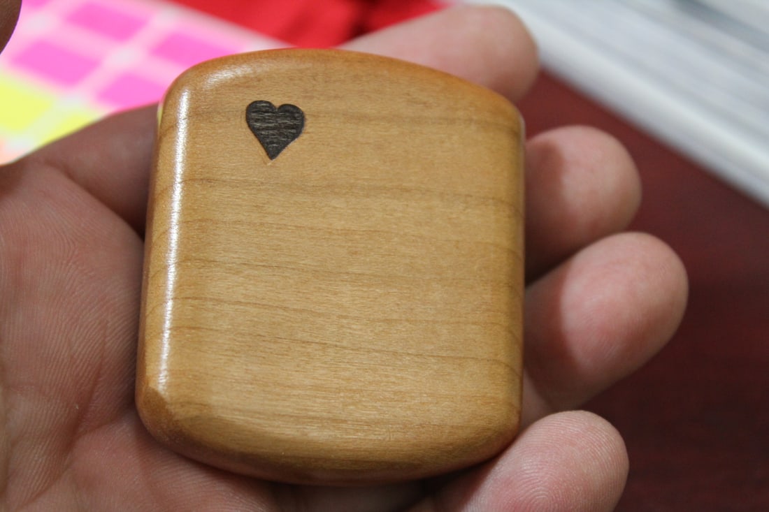 An Inlaid Wooden Slide Trinket Box - 3