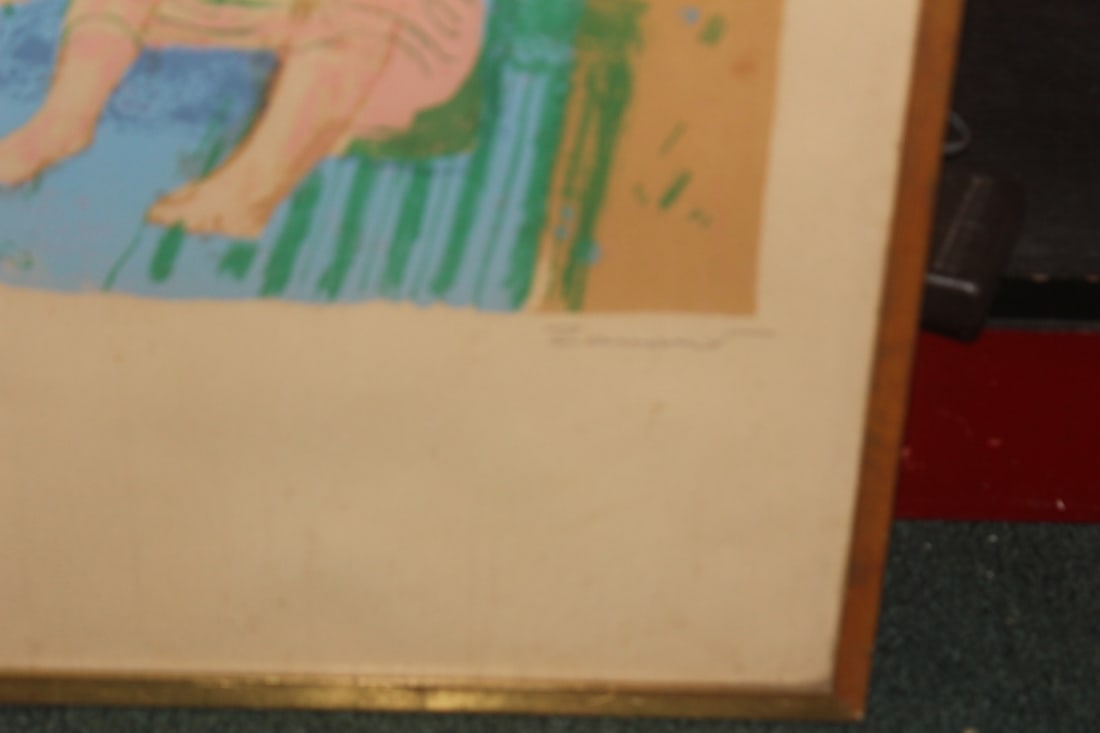 Signed Albert Zavaro Lithograph - 2