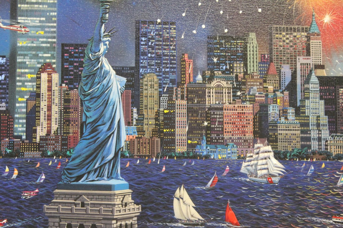 An Alexander Chen Seriolithograph on Canvas - 2