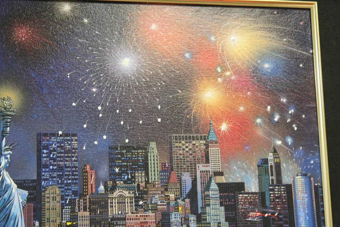 An Alexander Chen Seriolithograph on Canvas - 3