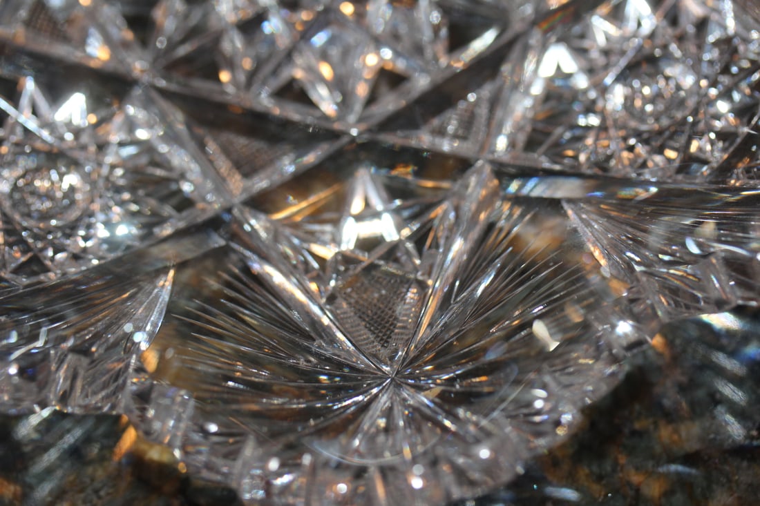 Brilliant Cut Glass Bowl - 2