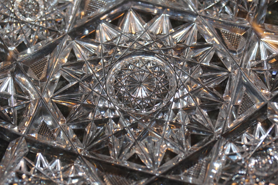 Brilliant Cut Glass Bowl - 3