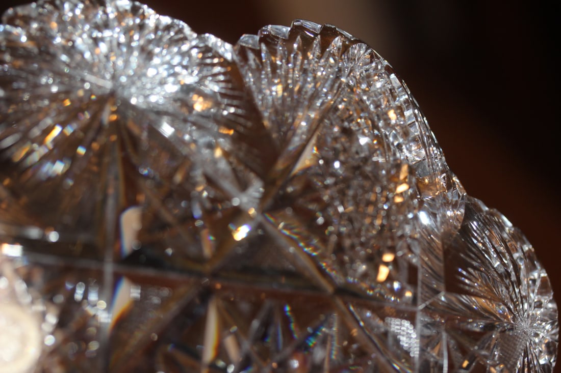 Brilliant Cut Glass Bowl - 7