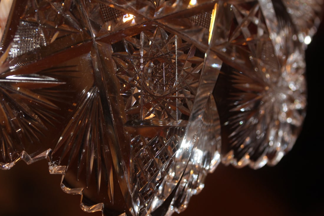 Brilliant Cut Glass Bowl - 8