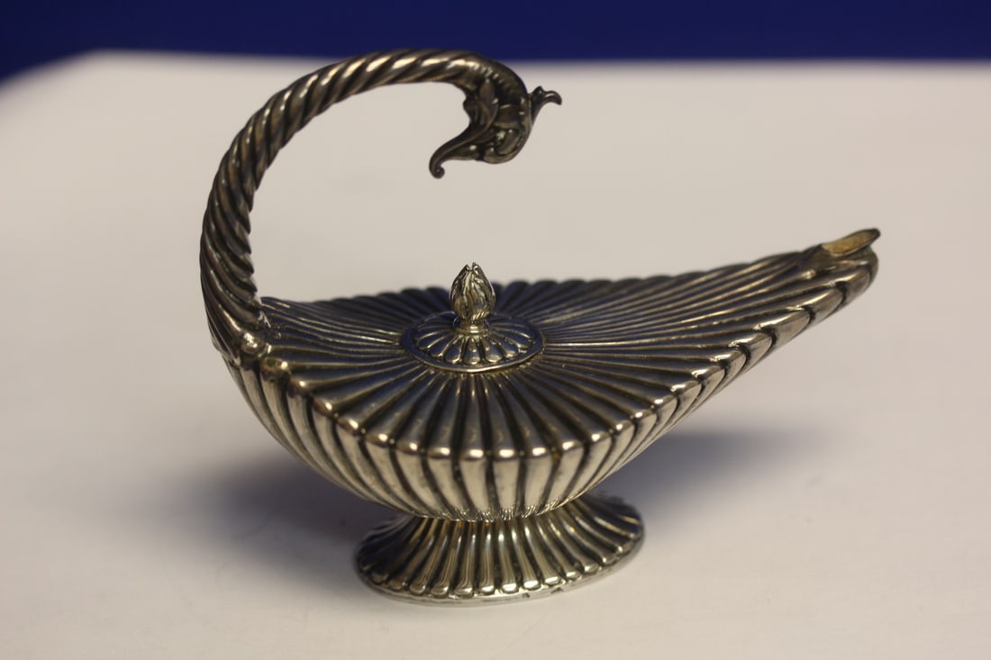 A Sterling Gennie Lamp - 3