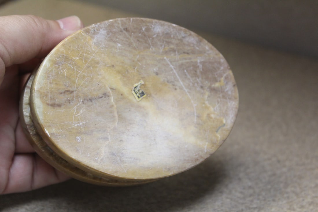 Inlaid Soapstone Box - 5