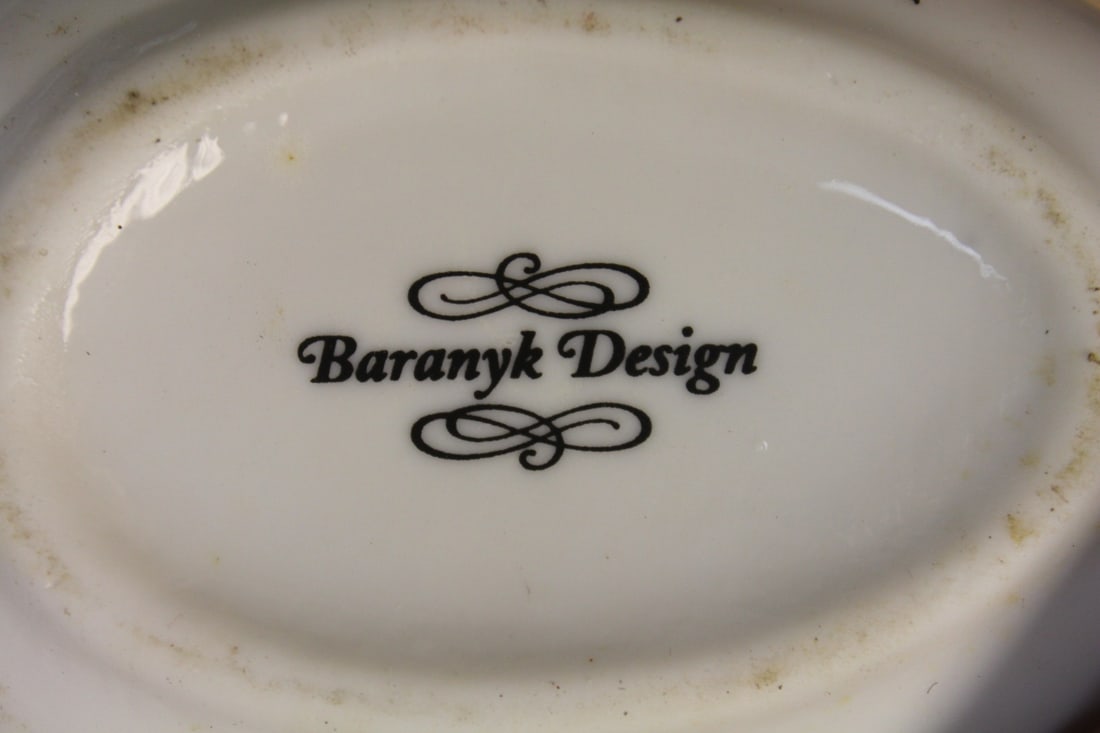Baranyk Egg Form Ceramic Trinket Box - 5