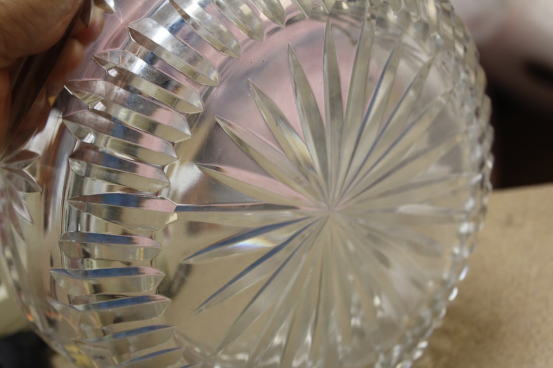 Beautiful Cut Crystal Bowl - 4