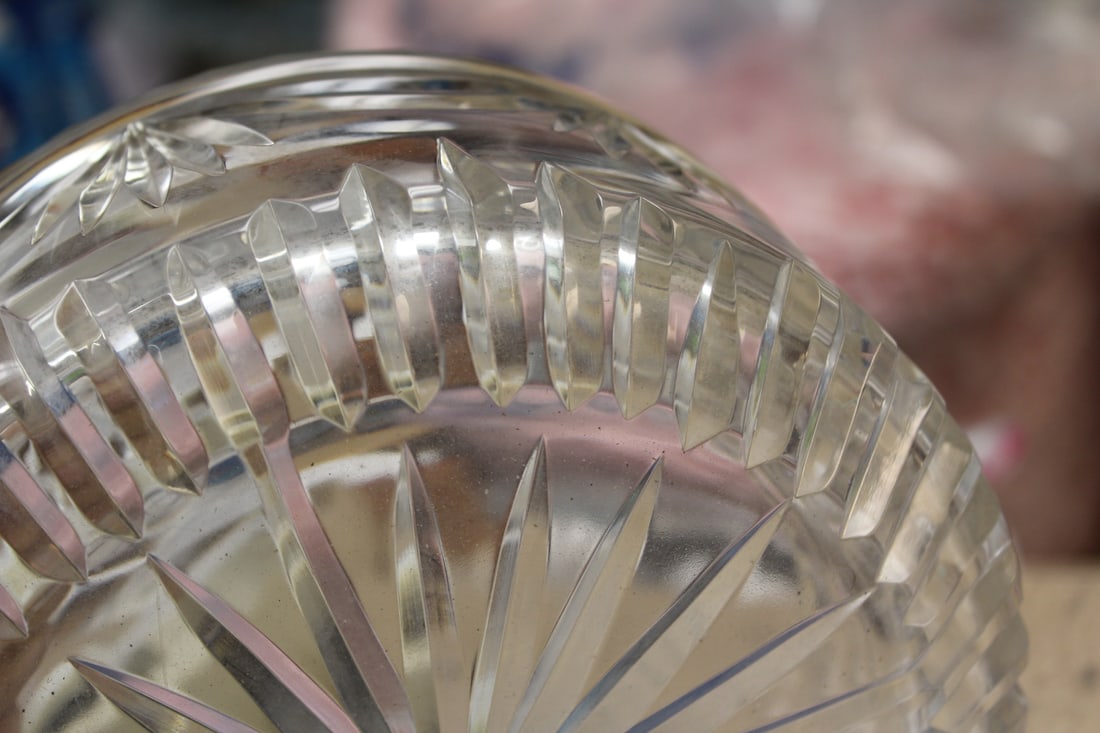 Beautiful Cut Crystal Bowl - 5