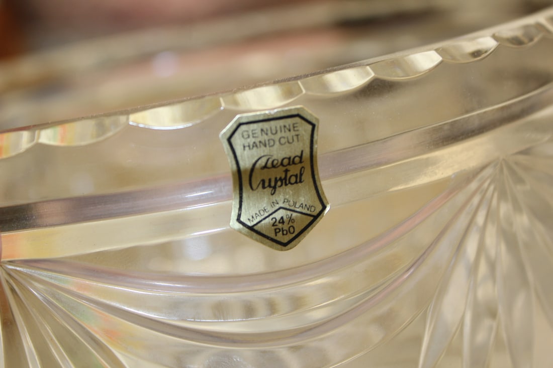 Beautiful Cut Crystal Bowl - 7