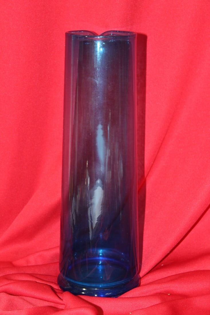 A Cobalt Blue Glass Pitcher - 2