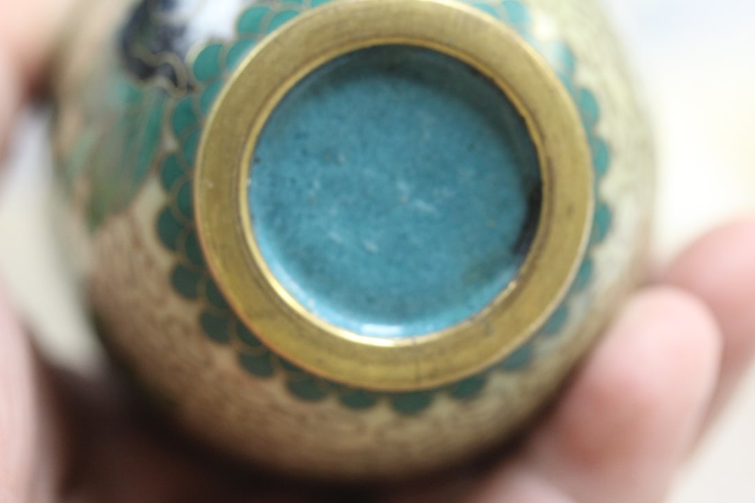 Small Cloisonne Vase - 2