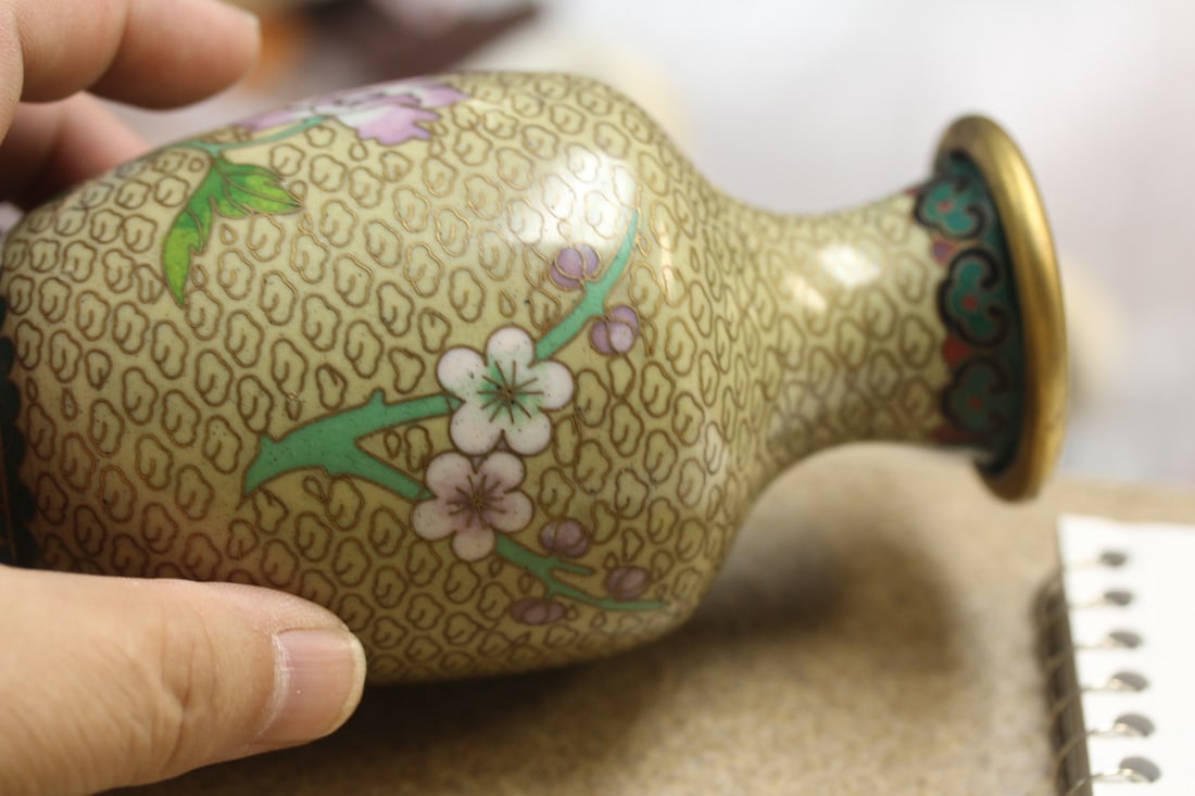 Small Cloisonne Vase - 5