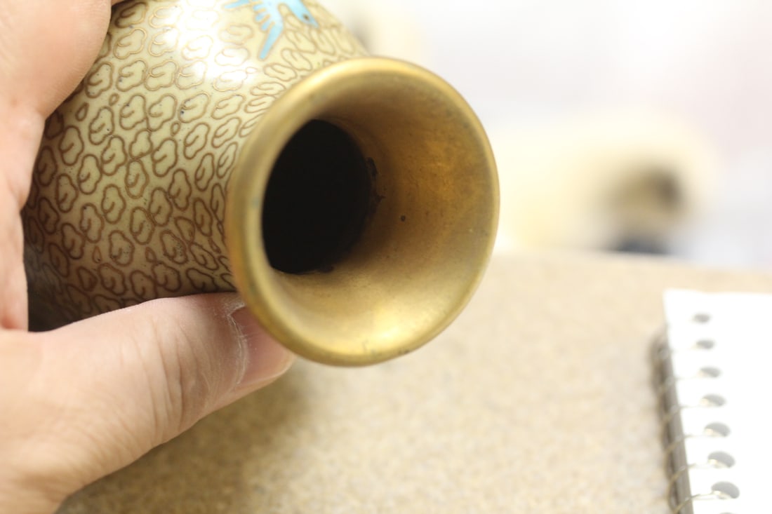 Small Cloisonne Vase - 6