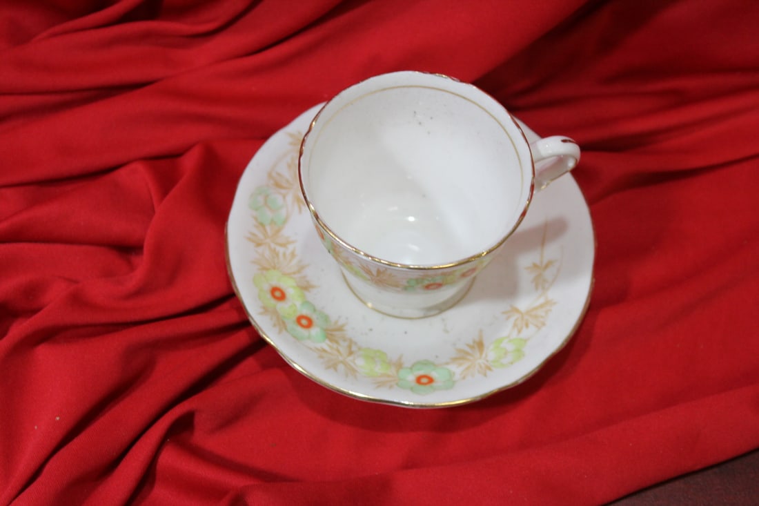 A Sroyal Stanford Bone China Cup and Saucer - 2