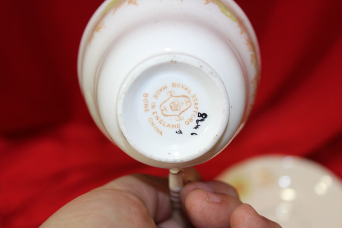 A Sroyal Stanford Bone China Cup and Saucer - 5