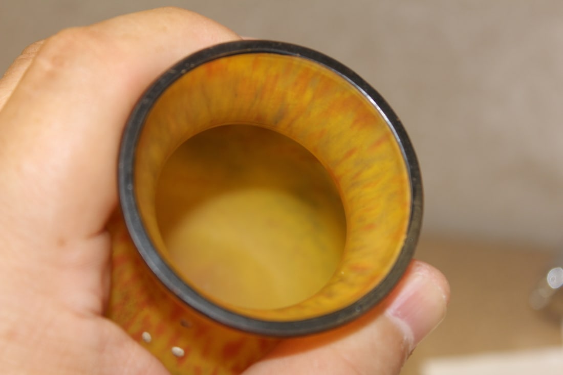 Small Signed Artglass Vase - 7